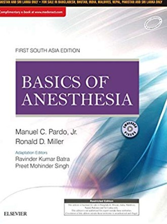 Basics of Anesthesia 1st South Asia Edition